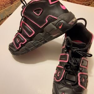 Nike Air More Uptempo GS - Black/Pink (414082-003) Sz 7Y Women’s Sz 8.5